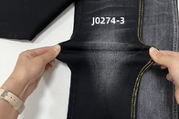 10 Oz Warp Slub High Stretch Black Backside Geweven Denim Stof Voor Jeans