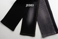 Groothandel 11 Oz Super Stretch Zwart Geweven Denim Stof Voor Jeans