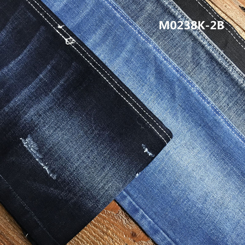 10,5 oz van het Katoenen van het Jeans Zwarte Achtereind Polyesterdenim Stoffen 58 Ctn 40 Polyspx 2