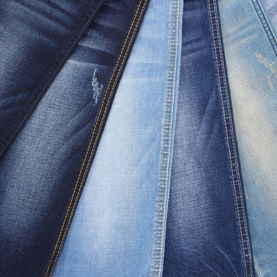 9.7OZ het denimstoffen van vrouwenjeans met slubby denimstof en rek