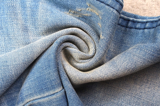 9.7OZ het denimstoffen van vrouwenjeans met slubby denimstof en rek