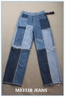 100% van het katoenen de Stoffen Duurzaam Gerecycleerd GRS Certificaat Jeans Stijf Denim
