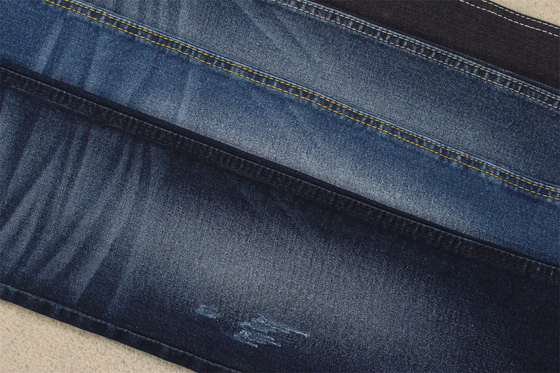 GRS-van Katoenen het Denimstof Polyesterspandex voor Vrouwenmiddel 9,9 Oz 62/63“ Gsm 335