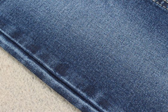 GRS-van Katoenen het Denimstof Polyesterspandex voor Vrouwenmiddel 9,9 Oz 62/63“ Gsm 335