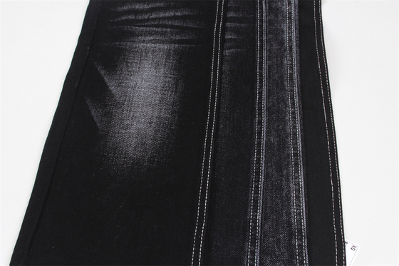 Zwarte schaduw 11.8Oz katoen polyester denimstof voor rokken, korte broeken