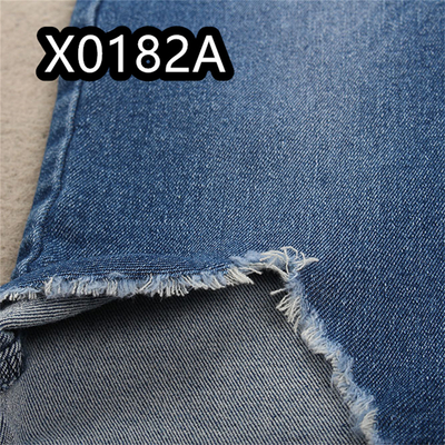 10Oz TR Katoen Polyester Spandex Denim Stof Donkerblauwe Schaduw