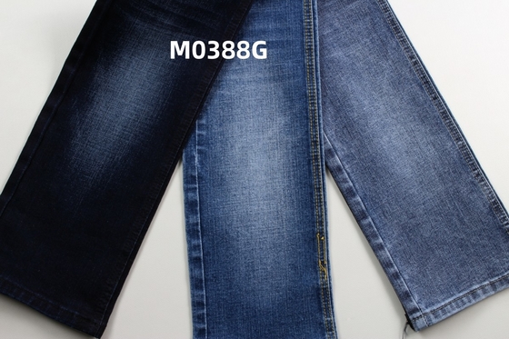 Groothandel 12 oz High Stretch Crosshatch Slub geweven denim stof voor jeans