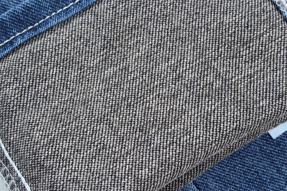 11 Oz Speciaal Weven Fake Gebreide Denim Stof AB Garens Design Speciale Achterkant Voor Man Jeans India Markt Bangladesh