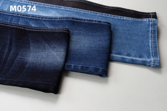 10 Oz Warp Slub High Stretch Geweven Denim Stof Voor Jeans