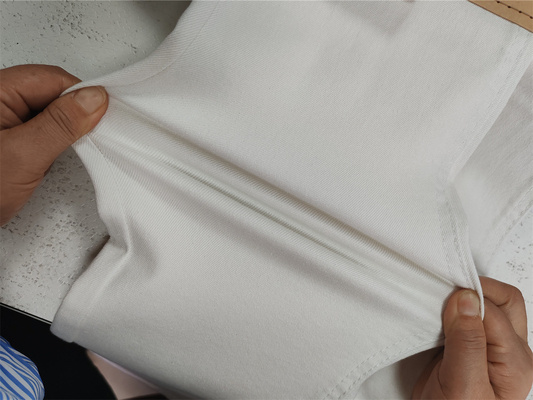 10oz PFD RFD witte denim stof voor vrouwen jeans van hoge kwaliteit super stretch bleek afwerking van China fabriek weilong