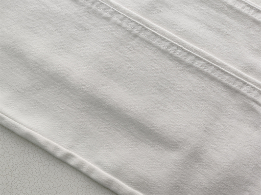 10oz PFD RFD witte denim stof voor vrouwen jeans van hoge kwaliteit super stretch bleek afwerking van China fabriek weilong