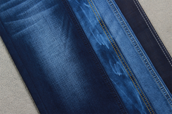9-10 oz Tencel denim stof voor vrouwen jeans high stretch voor hoge kwaliteit merk jeans van Guangdong China fabriek