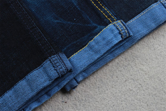 11 oz Blauwe achterzijde denim stof