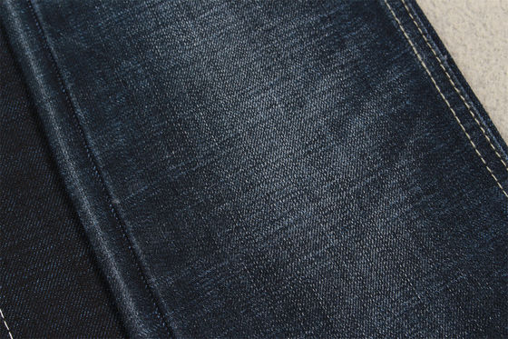 11 oz Blauwe achterzijde denim stof