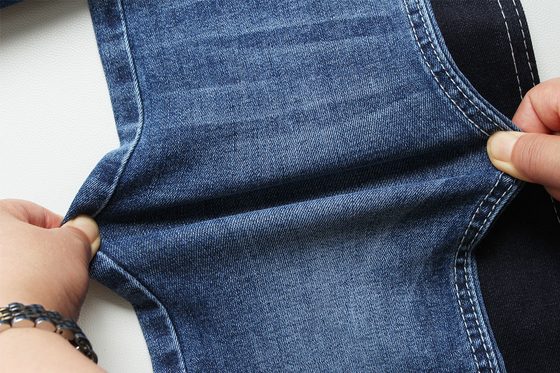 8.7 oz. Low Stretch Denim Stof Voor Man Shorts Broek Met Warp Slub