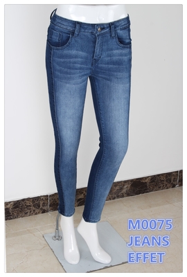 9.5 oz High Stretch Denim met Warp Slub Skinny Jeans High Stretch Beste kwaliteit