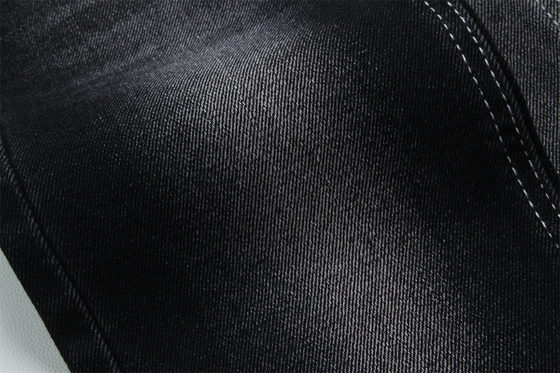 11 oz Low Stretch Denim Stof Voor Man Work Wear Jeans Zwart Achterkant Concurrerende Prijs Van Weilong Textile