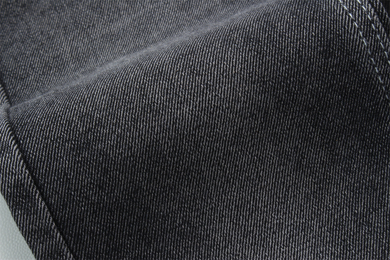 11 oz Low Stretch Denim Stof Voor Man Work Wear Jeans Zwart Achterkant Concurrerende Prijs Van Weilong Textile