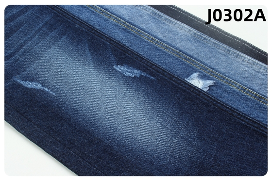 13 oz stijf denimstof in donkerblauw