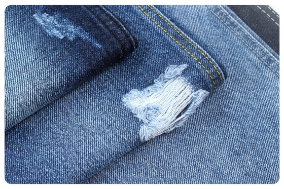 13 oz stijf denimstof in donkerblauw