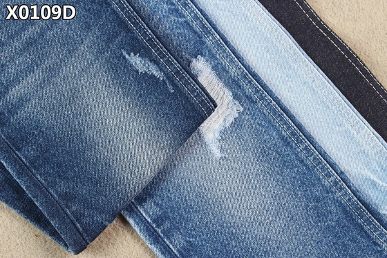 Vintage zware katoenen denimstof 14,5oz geweven strak 6 x 6 TWILL koel katoen rekbaar ademend