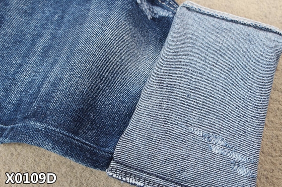 Vintage zware katoenen denimstof 14,5oz geweven strak 6 x 6 TWILL koel katoen rekbaar ademend