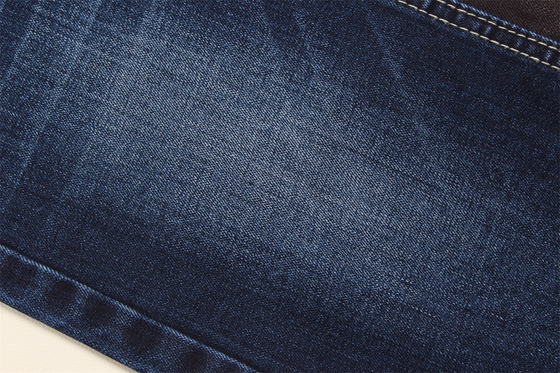 11-11.5 Oz Warp slub jeans weefsel voor man jeans Mercerized Vlies zwart achterkant hoge rek voor man India markt stijl
