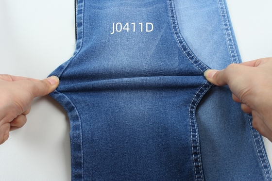Groothandel 10,5 oz Super donkerblauw geweven denimstof voor jeans