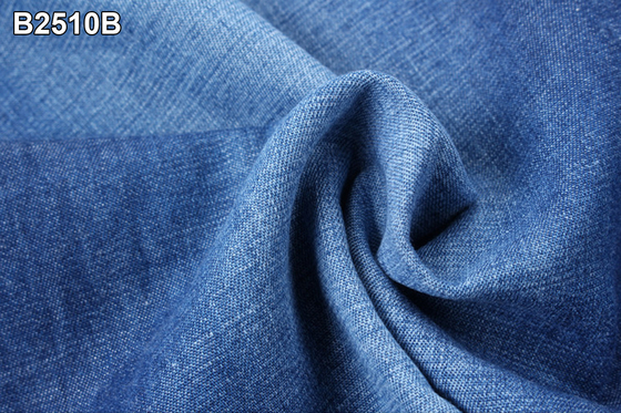 Hemd Denim Stof 5oz Zachte Hand Voel Goede Kwaliteit Rigid 100% katoen