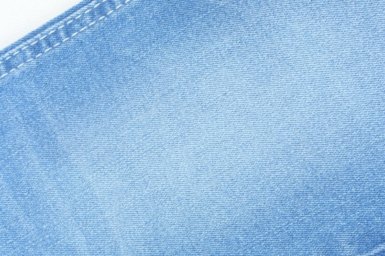 5000 meter 9 oz Warp Slub Denim Jeans Stof Donkerblauw