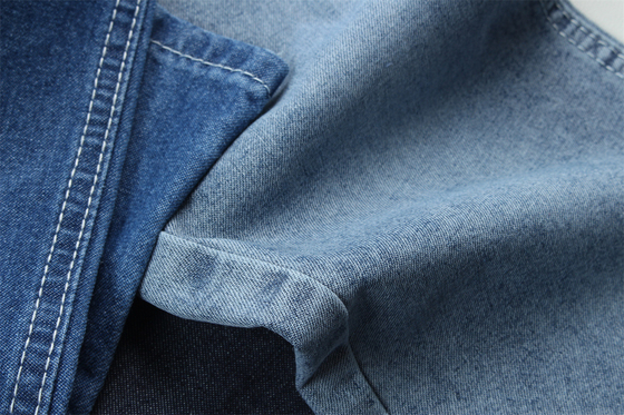 Modetrend Recycling katoen Denim Stof 100% Recycling katoen 7 OZ Eco-vriendelijk
