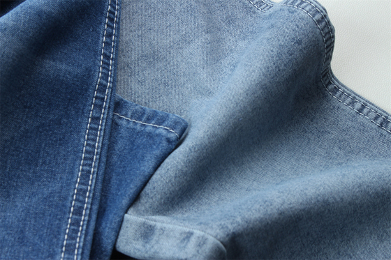 Modetrend Recycling katoen Denim Stof 100% Recycling katoen 7 OZ Eco-vriendelijk