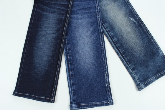 2024 nieuw ontwikkeld 10,5 oz crossshatch slub geweven denim jeans stof