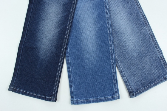 Speciaal spenen 10,3 oz donkerblauw low stretch denim jeans stof