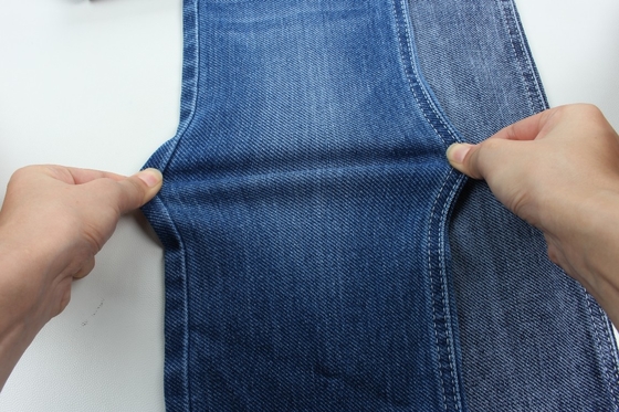 Speciaal weven 11 oz zachtheid en warp Slub geweven denim jeans stof