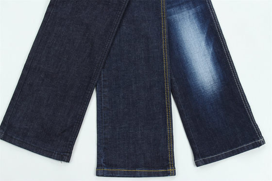 Kleur Vaste niet-vervaagende hoge rek katoen spandex denim stof voor jeans