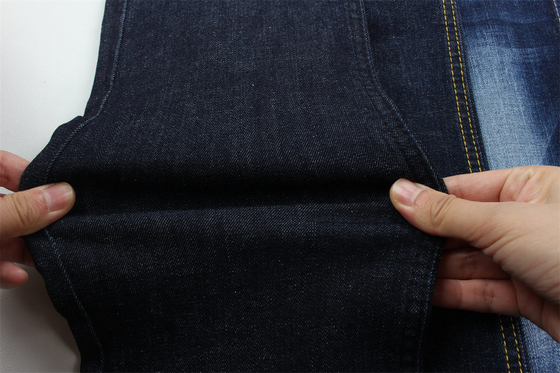Kleur Vaste niet-vervaagende hoge rek katoen spandex denim stof voor jeans