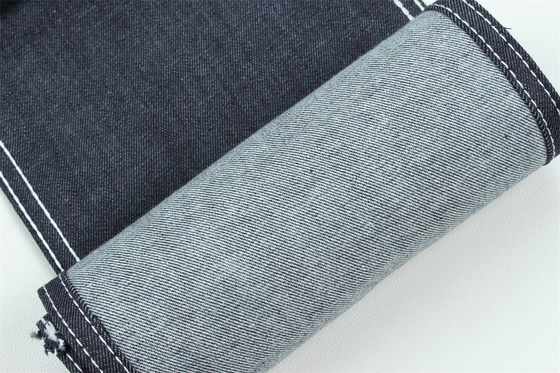 Kleur Vaste niet-vervaagende hoge rek katoen spandex denim stof voor jeans