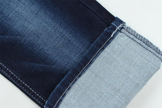 10 Once Dobby Cotton Polyester Spandex Stretchy Jacquard Denim Stof Voor Jeans