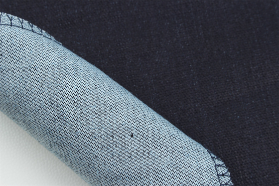 10 Once Dobby Cotton Polyester Spandex Stretchy Jacquard Denim Stof Voor Jeans