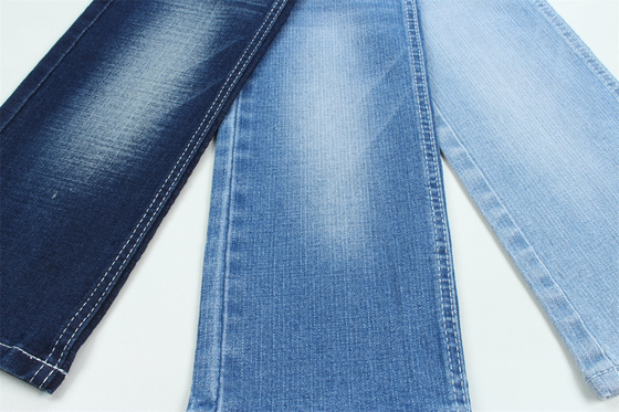 190cm breed ring slub stretch denim stof voor mannen jeans