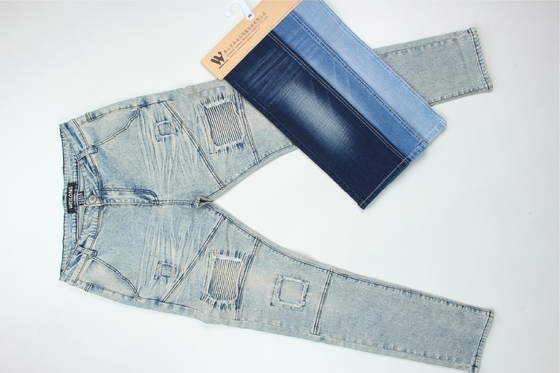 190cm breed ring slub stretch denim stof voor mannen jeans