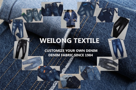 Populaire 9 oz katoen polyester denim stof Jean stof textiel