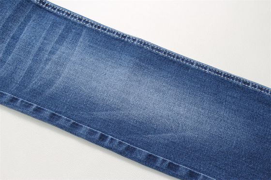 Donkerblauw Zwart Achterkant Goed Stretch Denim Stof Voor Jeans