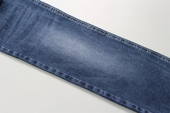 Donkerblauw Zwart Achterkant Goed Stretch Denim Stof Voor Jeans