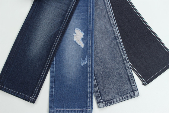 12.1 Oz Maak een rechtshandige 3x1 hek met een rijke oppervlakte textuur katoen polyester spandex textiel jeans TR denim stoffen
