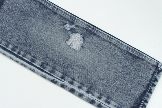 Recycled Fiber Denim Stof In Een Heel Diep Blauw 11,5 Oz Hoog Elasticiteit