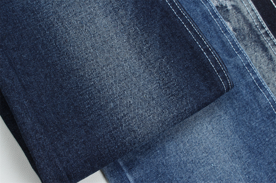 Recycled Fiber Denim Stof In Een Heel Diep Blauw 11,5 Oz Hoog Elasticiteit