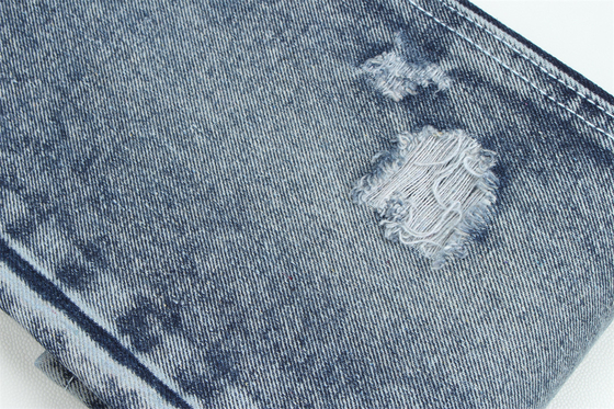 Recycled Fiber Denim Stof In Een Heel Diep Blauw 11,5 Oz Hoog Elasticiteit
