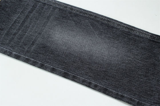 100% katoen 12 Once Virgin katoen rigide denim stof voor jeans donker zwart